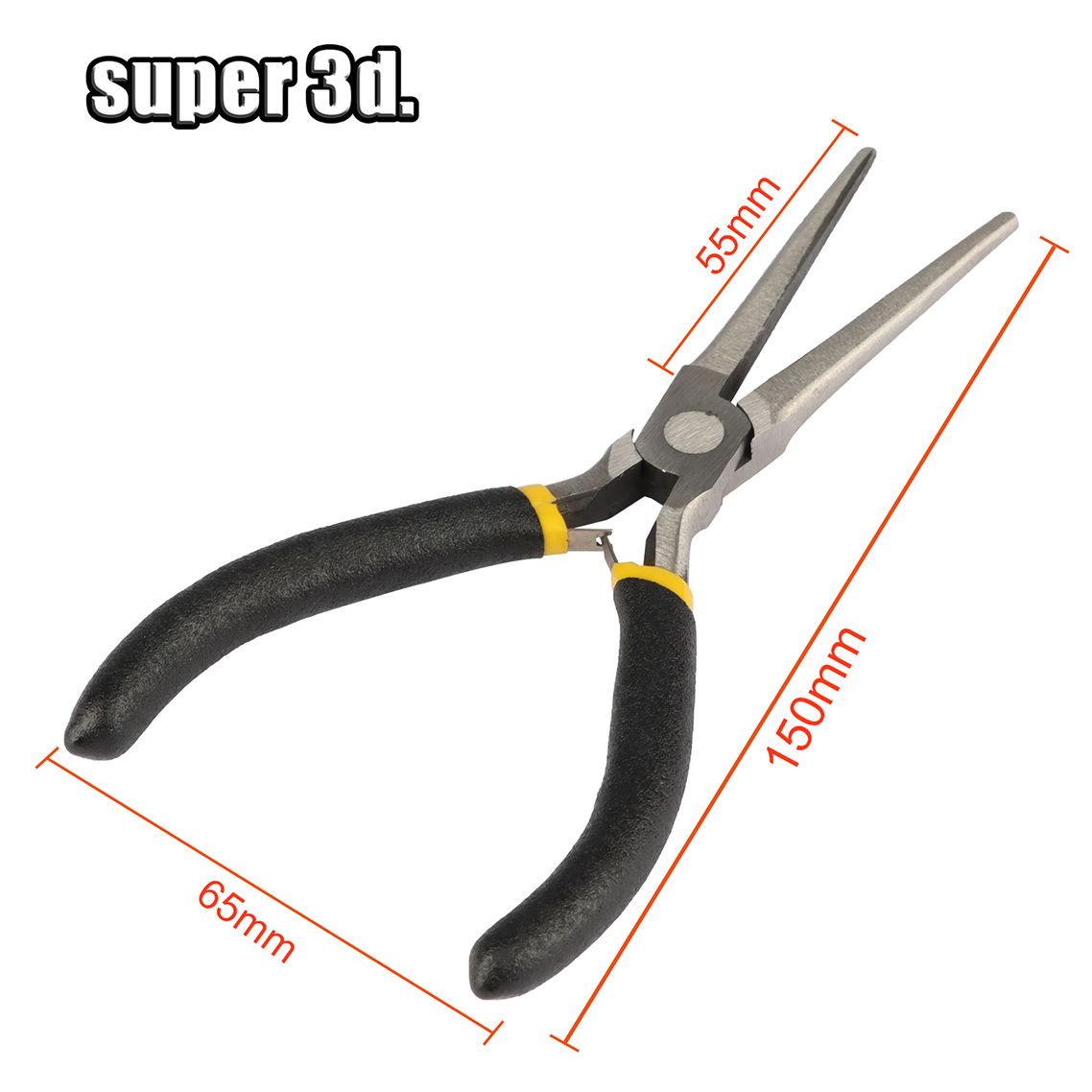 Jewelry Making Machines - Mini เข็มจมูกคีมเหล็กคาร์บอนสำหรับ3D เครื่องพิมพ์ DIY Handmade ชุดเครื่องประดับแหลมยาว