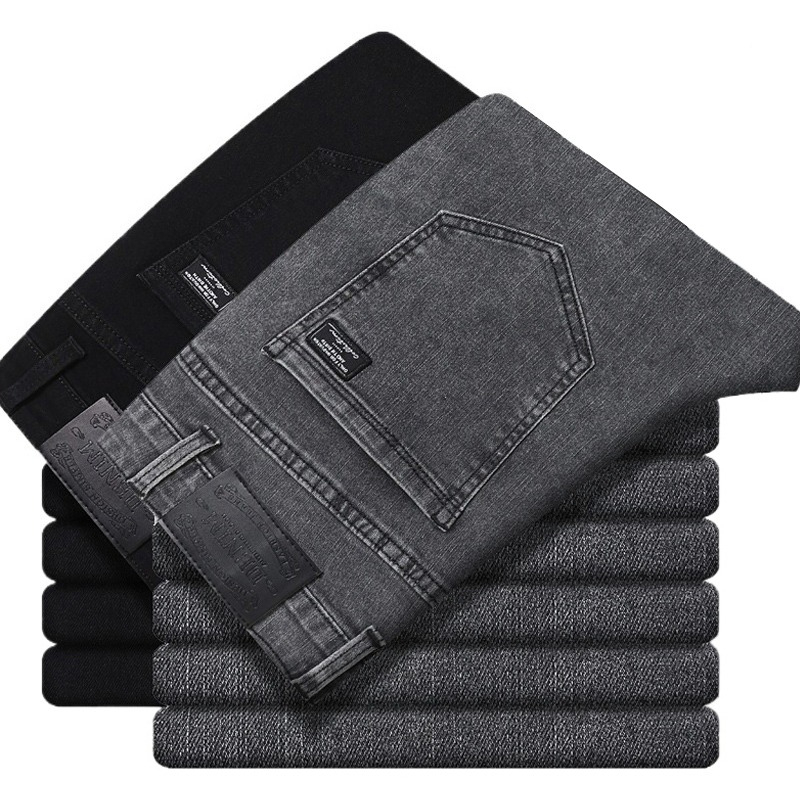 Levis Jeans 501 - กางเกงยีนส์ทรงตรงผ้ายืดใหม่สำหรับผู้ชาย สไตล์ธุรกิจอเนกประสงค์ ทันสมัย ลำลอง เหมาะสำหรับวัยรุ่น กางเกงขายาวทรงปกติ