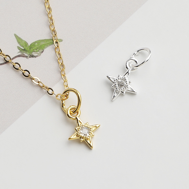 จี้รูปดาวเหนือเงินแท้ 925 ประด - Jewelry Making In La บทวิจารณ์และราคา