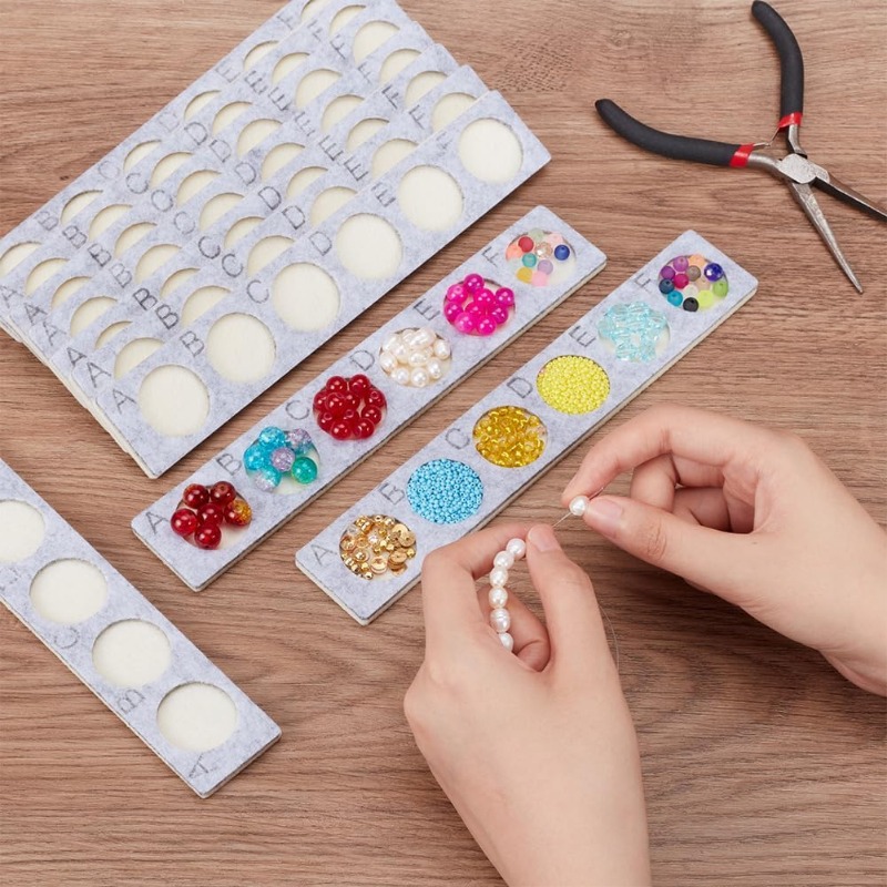 10ชิ้นถาดออกแบบลูกปัดเสื่อลูกป - Jewelry Making Board บทวิจารณ์และราคา