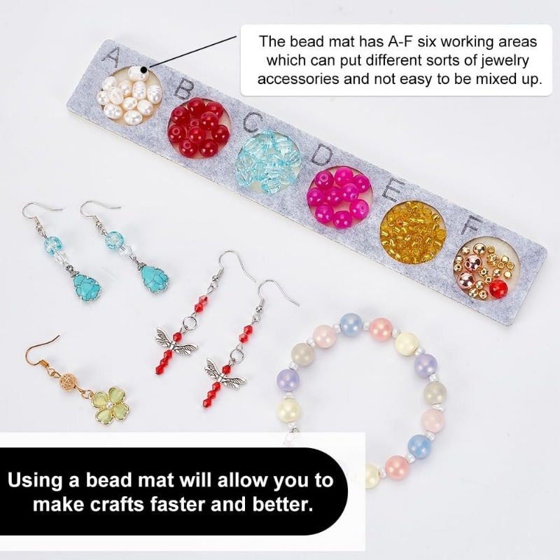 10ชิ้นถาดออกแบบลูกปัดเสื่อลูกป - Jewelry Making Board บทวิจารณ์และราคา