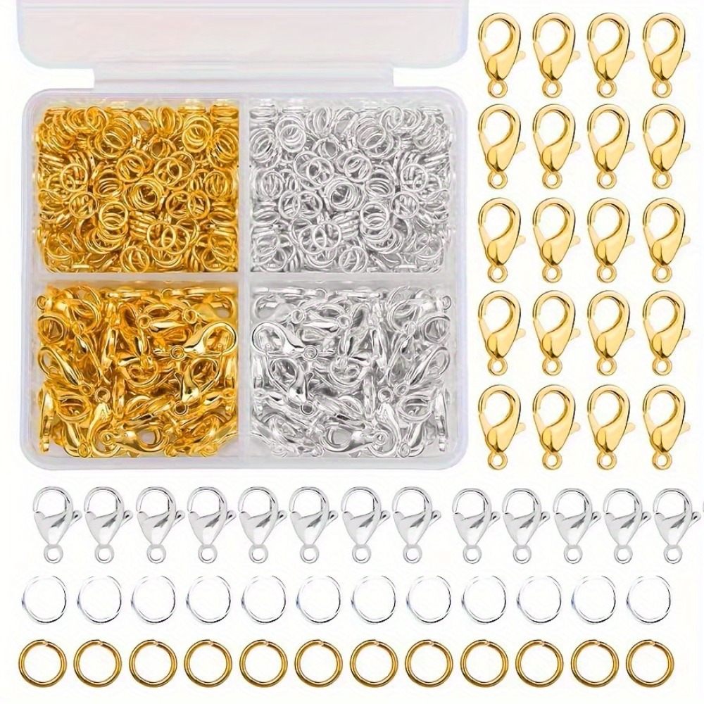ชุดรวม 350/500 ชิ้น ประกอบด้วย - Lobster Clasp Silver บทวิจารณ์และราคา