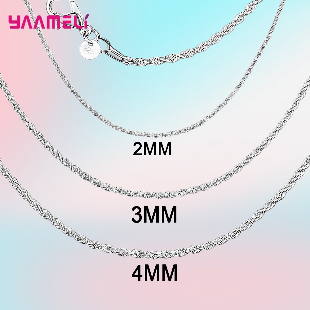 สร้อยคอเงินสเตอร์ลิงแท้925แท้ส - Lobster Clasp Silver บทวิจารณ์และราคา
