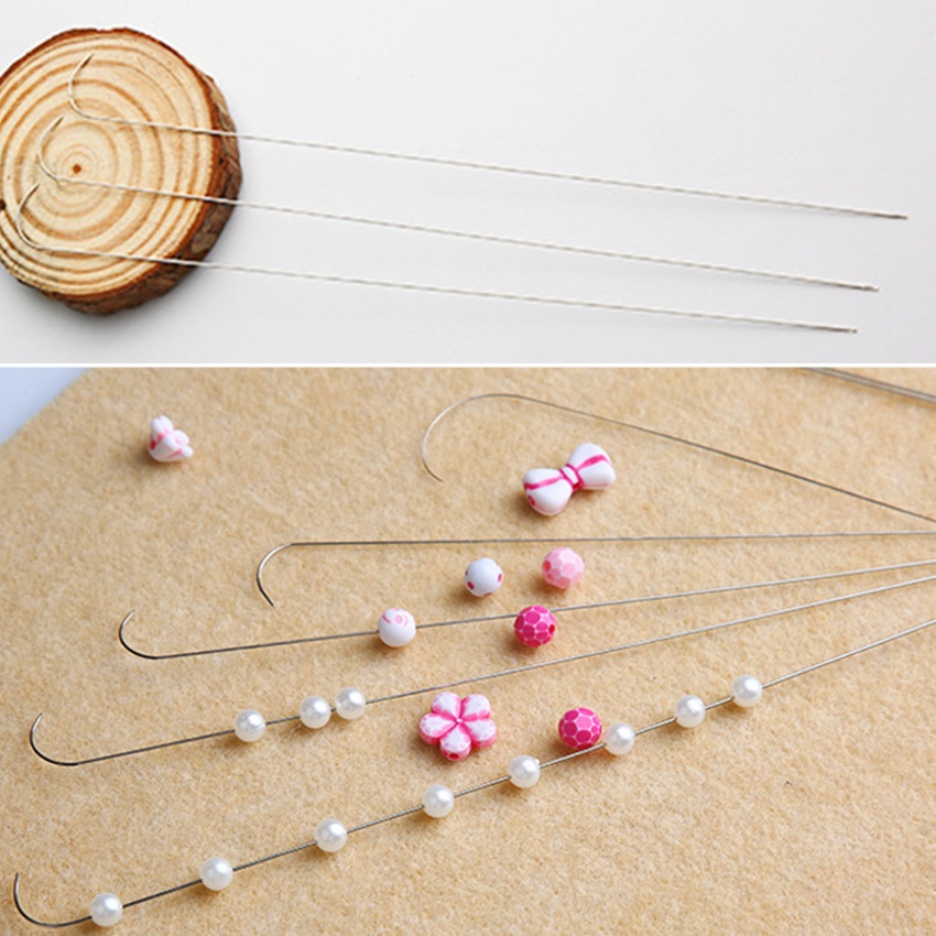3Pcs สแตนเลสสตีลโค้งตะขอเข็มลู - Jewelry Making Drill บทวิจารณ์และราคา