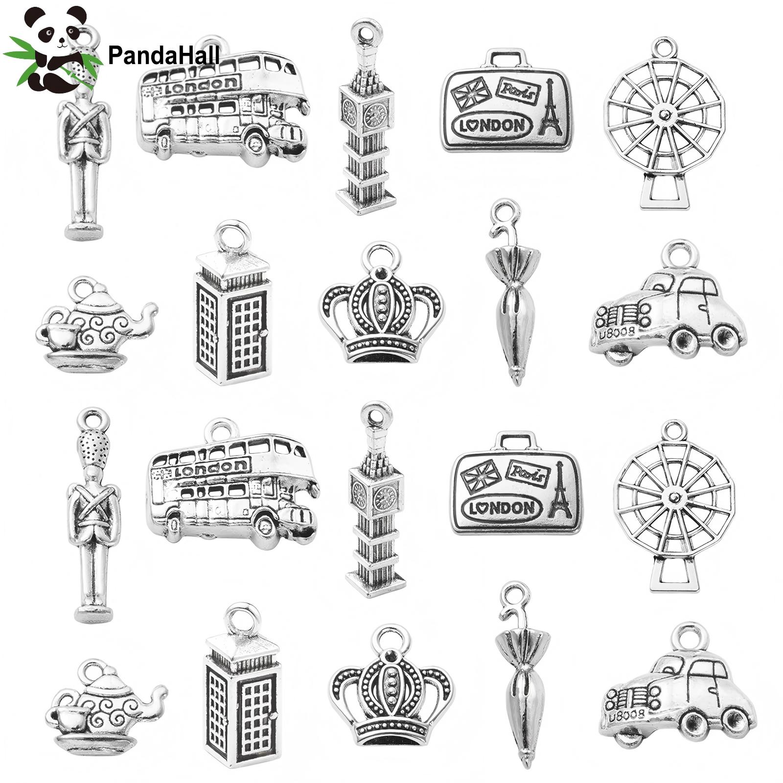 PandaHall ชุดจี้ห้อยธีมลอนดอน  - Jewelry Making London บทวิจารณ์และราคา