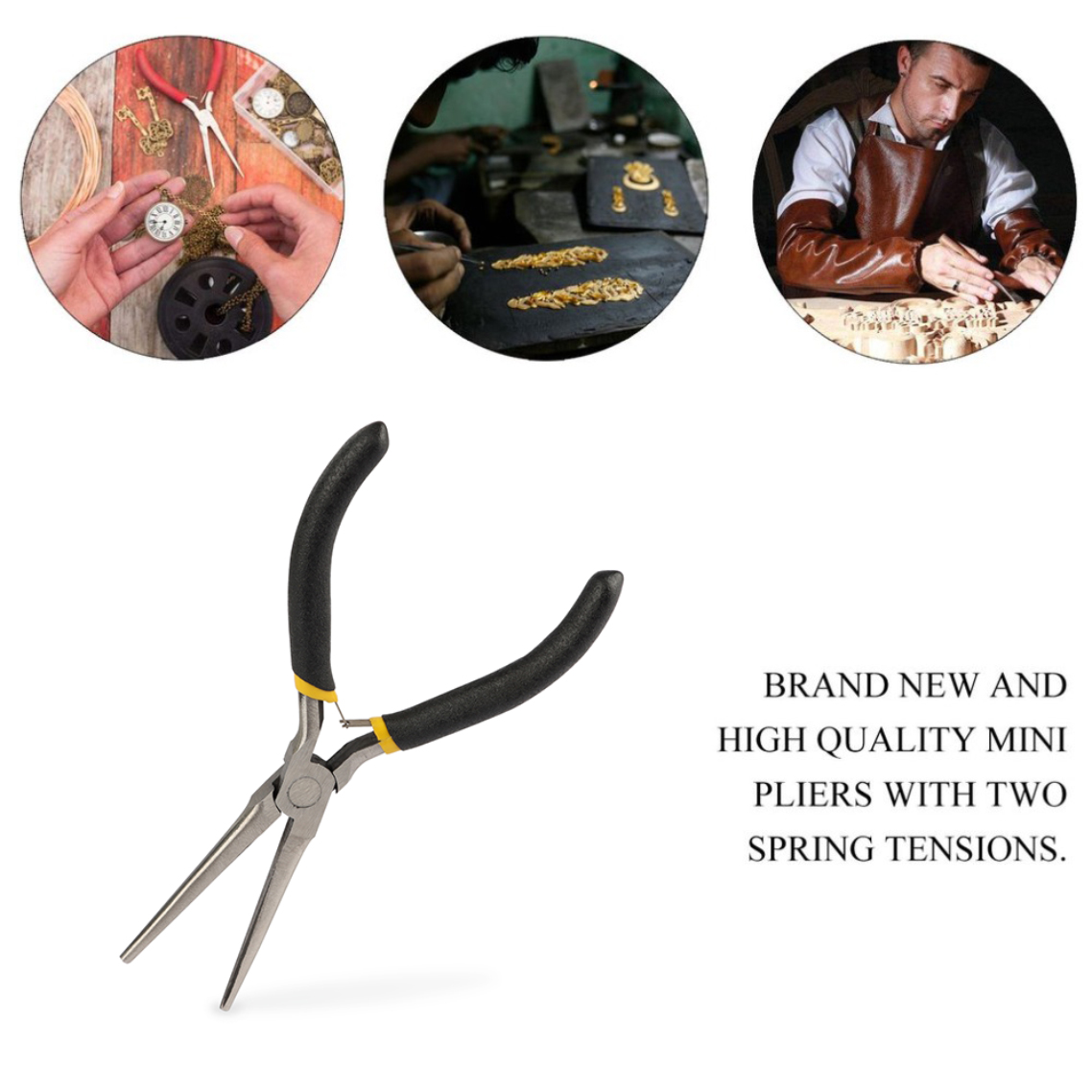 Mini เข็มจมูกคีมเหล็กคาร์บอนสำ - Jewelry Making Machines บทวิจารณ์และราคา