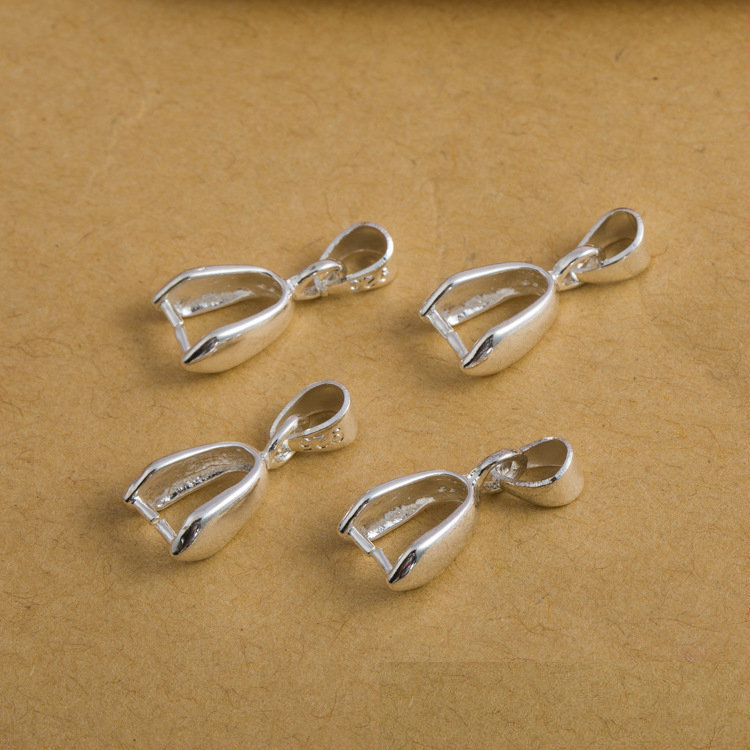 10 ชิ้น ตัวล็อกจี้แบบหนีบ ทำจา - Lobster Clasp Silver บทวิจารณ์และราคา
