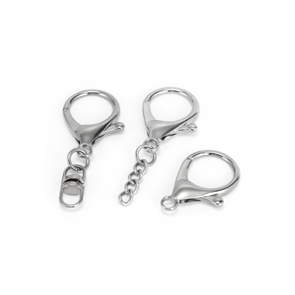 ตัวล็อคแบบก้ามปูขนาดใหญ่สีเงิน - Lobster Clasp Silver บทวิจารณ์และราคา
